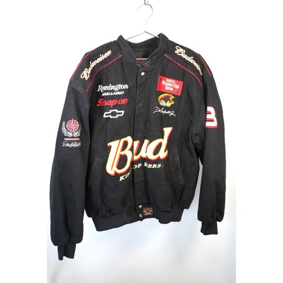Vintage JH Design NASCAR Dale Earnhardt Jr. Budweiser Racing Jacket - Picture 1 of 7
